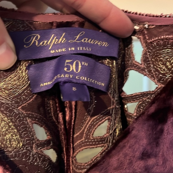 Ralph Lauren 50th Anniversary Annetta Velvet Dress - Picture 11 of 16